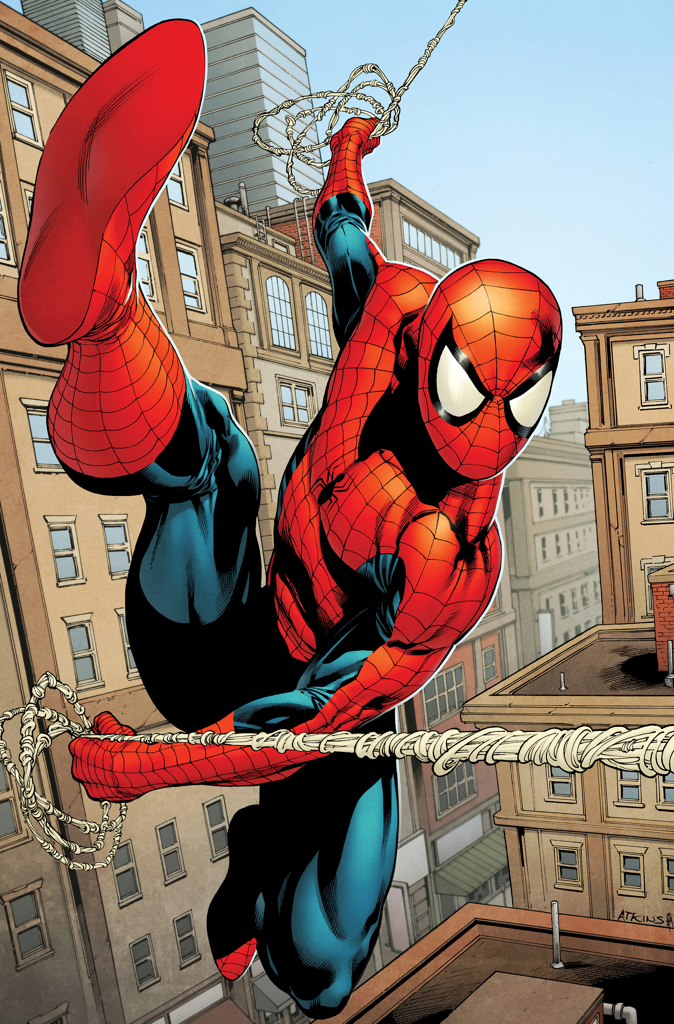 Spider-Man Pinup by Robert Atkins